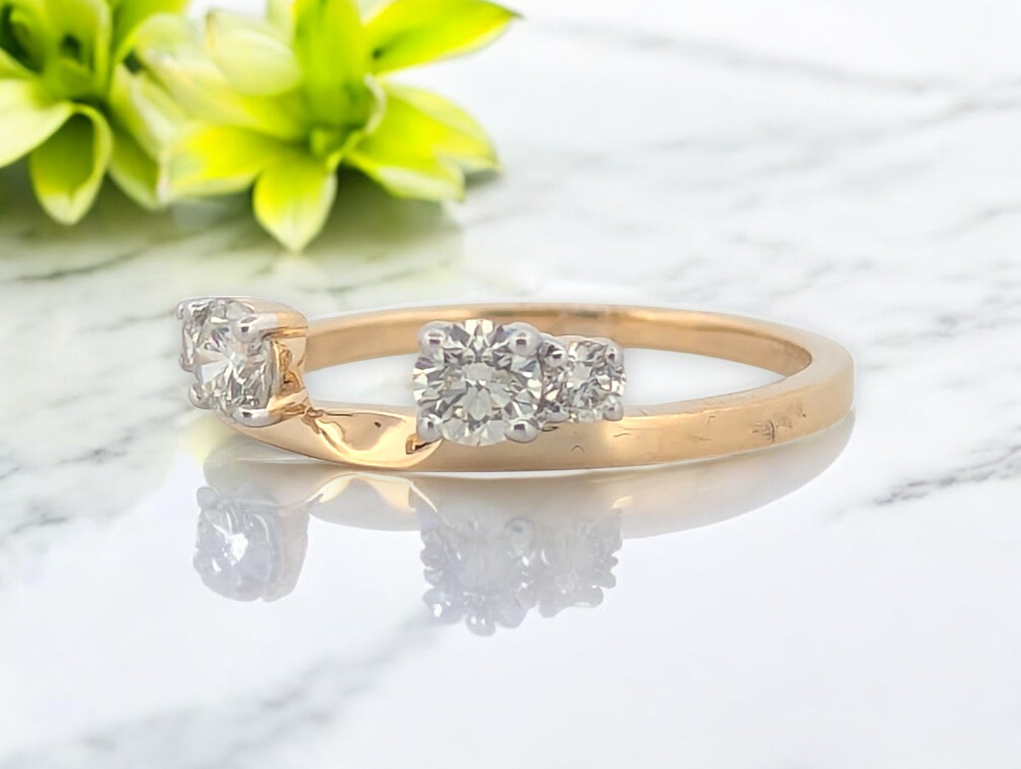 Maren | 14K Yellow Gold | Natural Diamond | Ring