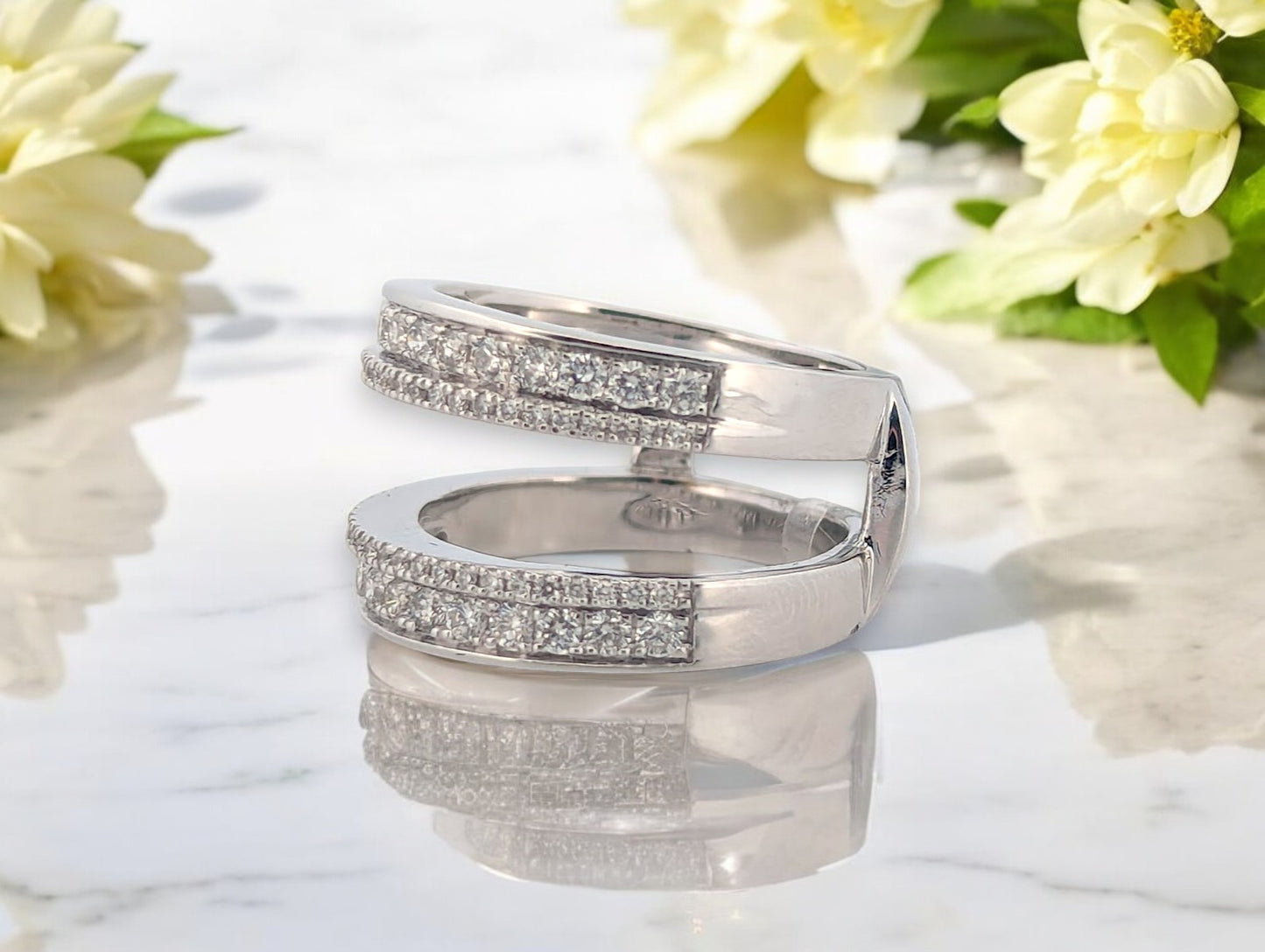 Darby | 14k White Gold | Natural Diamond | Ring