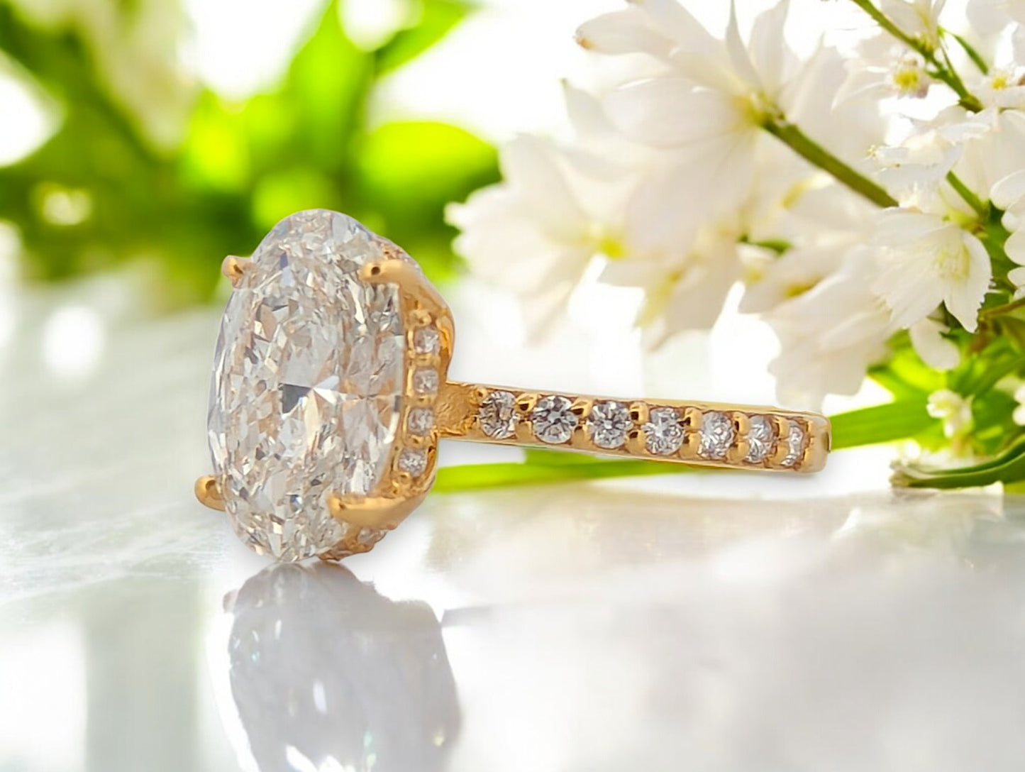 Circe | 14k Yellow Gold | Lab Diamond | Ring