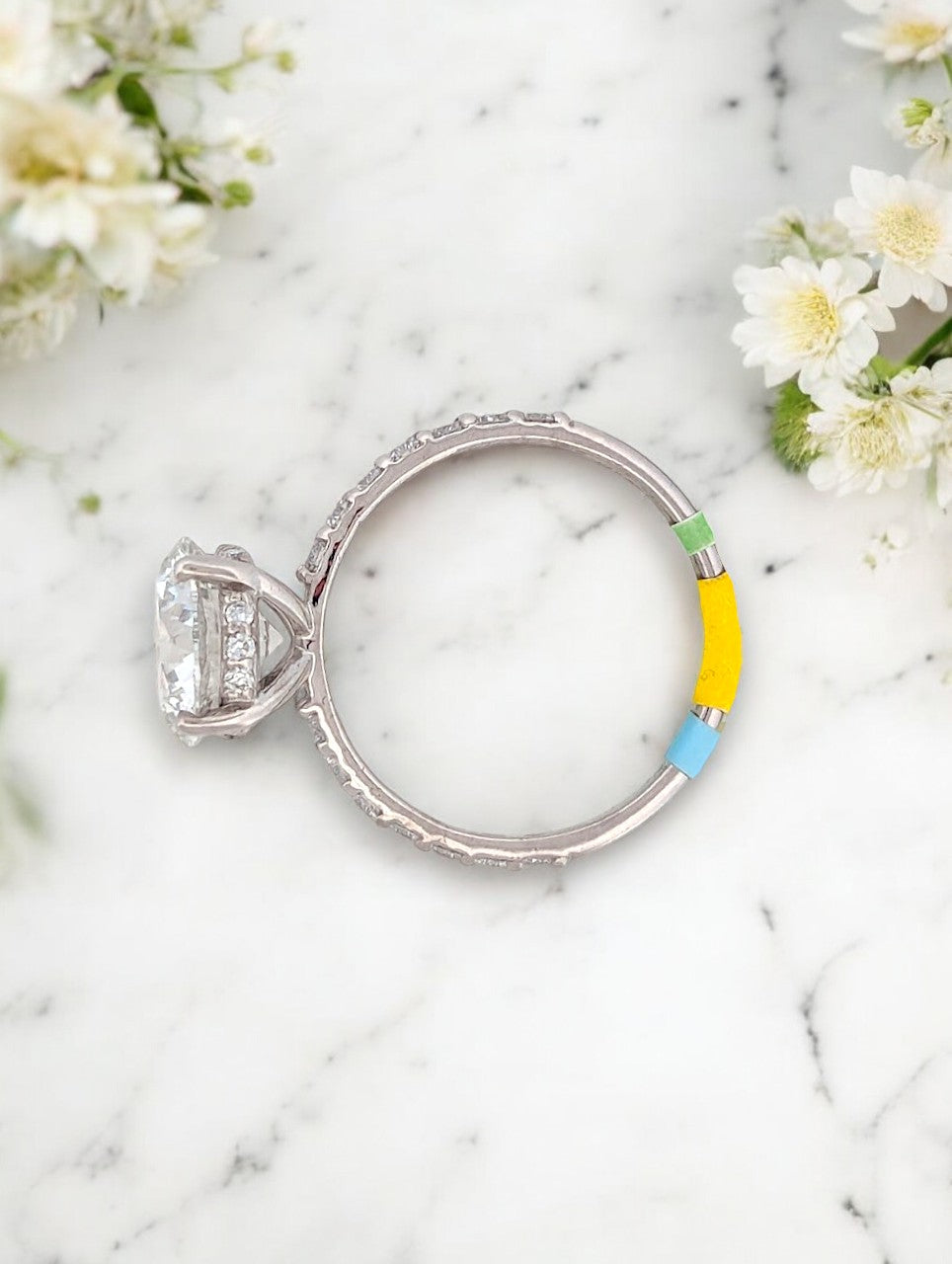 Rain | 14K White Gold | Lab Diamond | Ring