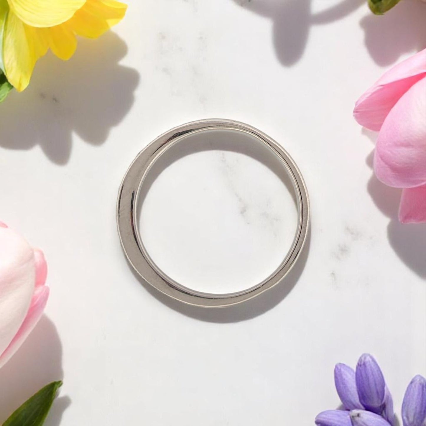Galilee Ring | 14k White Gold | Natural Diamond | Ring