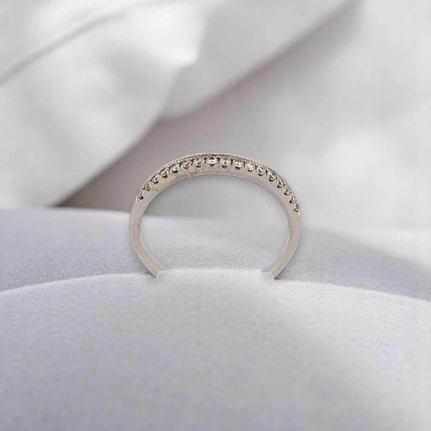 Galilee Ring | 14k White Gold | Natural Diamond | Ring