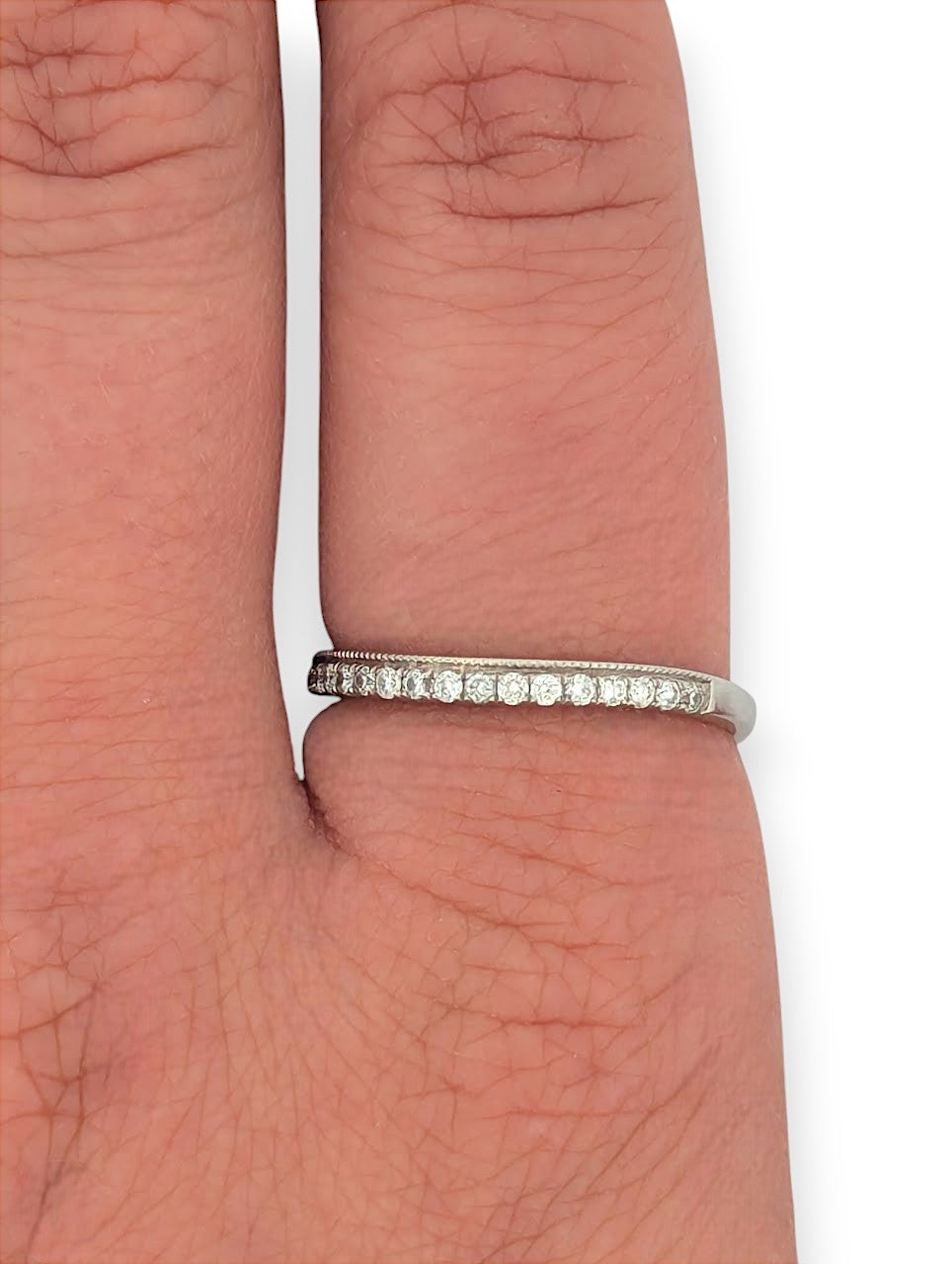 Galilee Ring | 14k White Gold | Natural Diamond | Ring