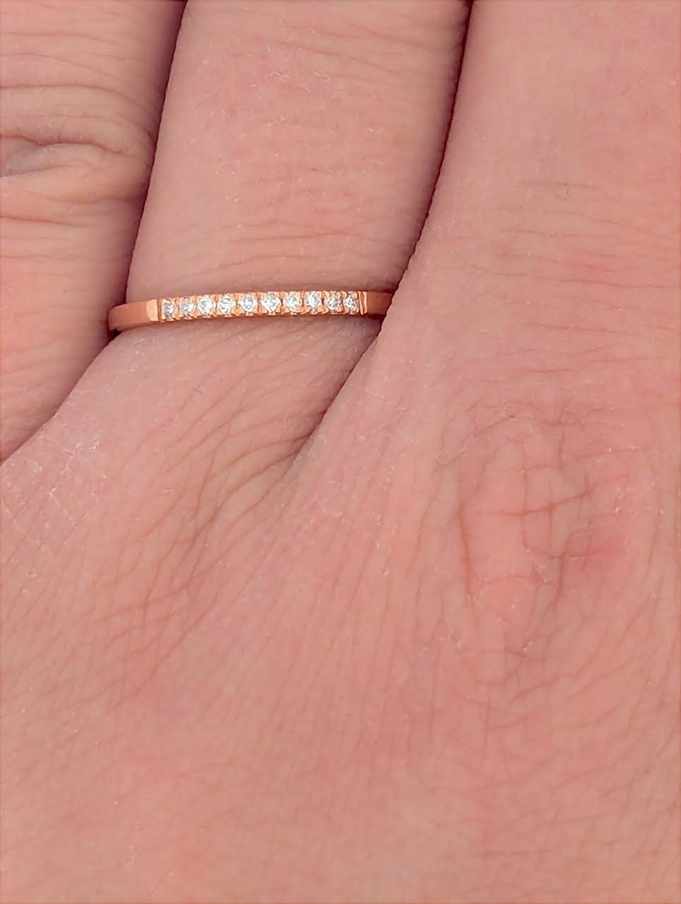 Mireille | 10K Rose Gold | Natural Diamond | Ring