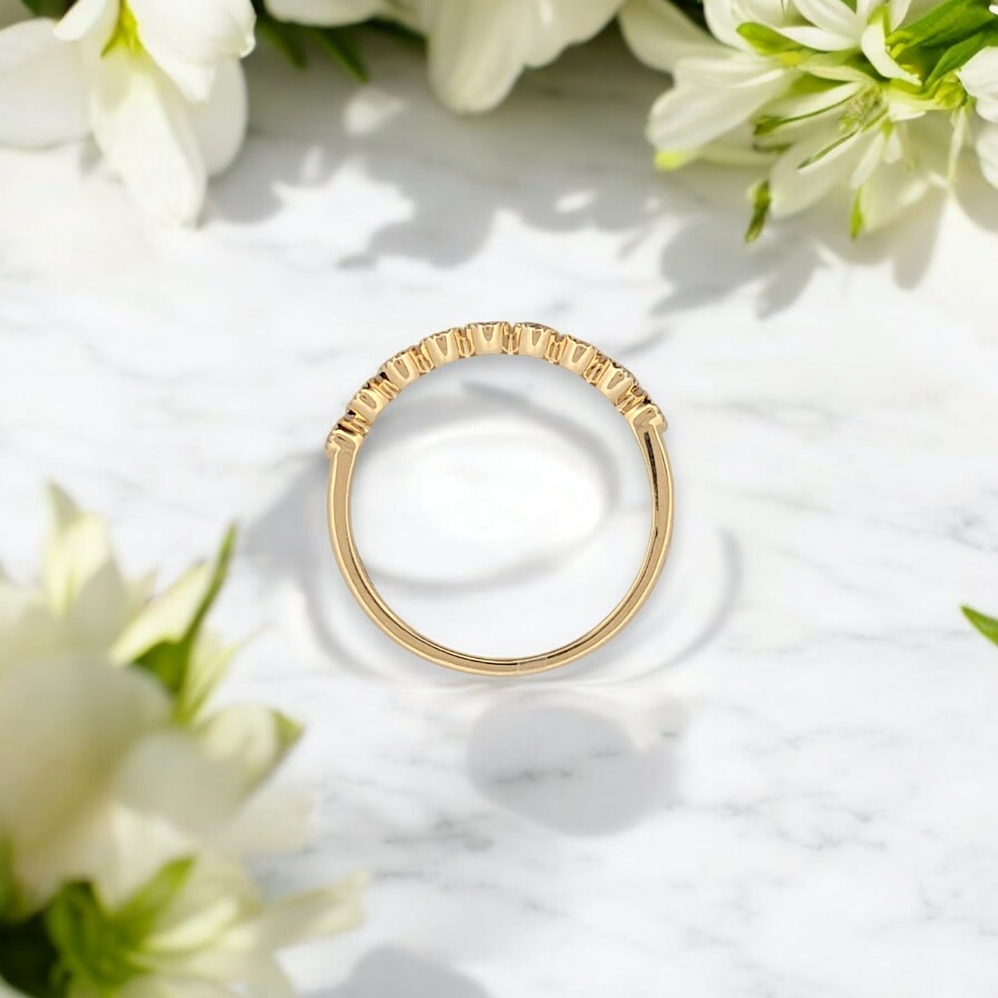 Eloise | 10k Yellow Gold | Natural Diamond | Ring