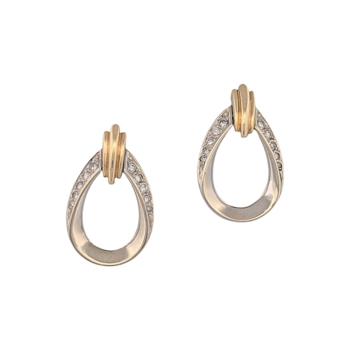 Jasmine | 14K Yellow Gold Diamond Earrings | Elegant Fine Jewelry With Natural Diamonds | Classic Gift For Her
