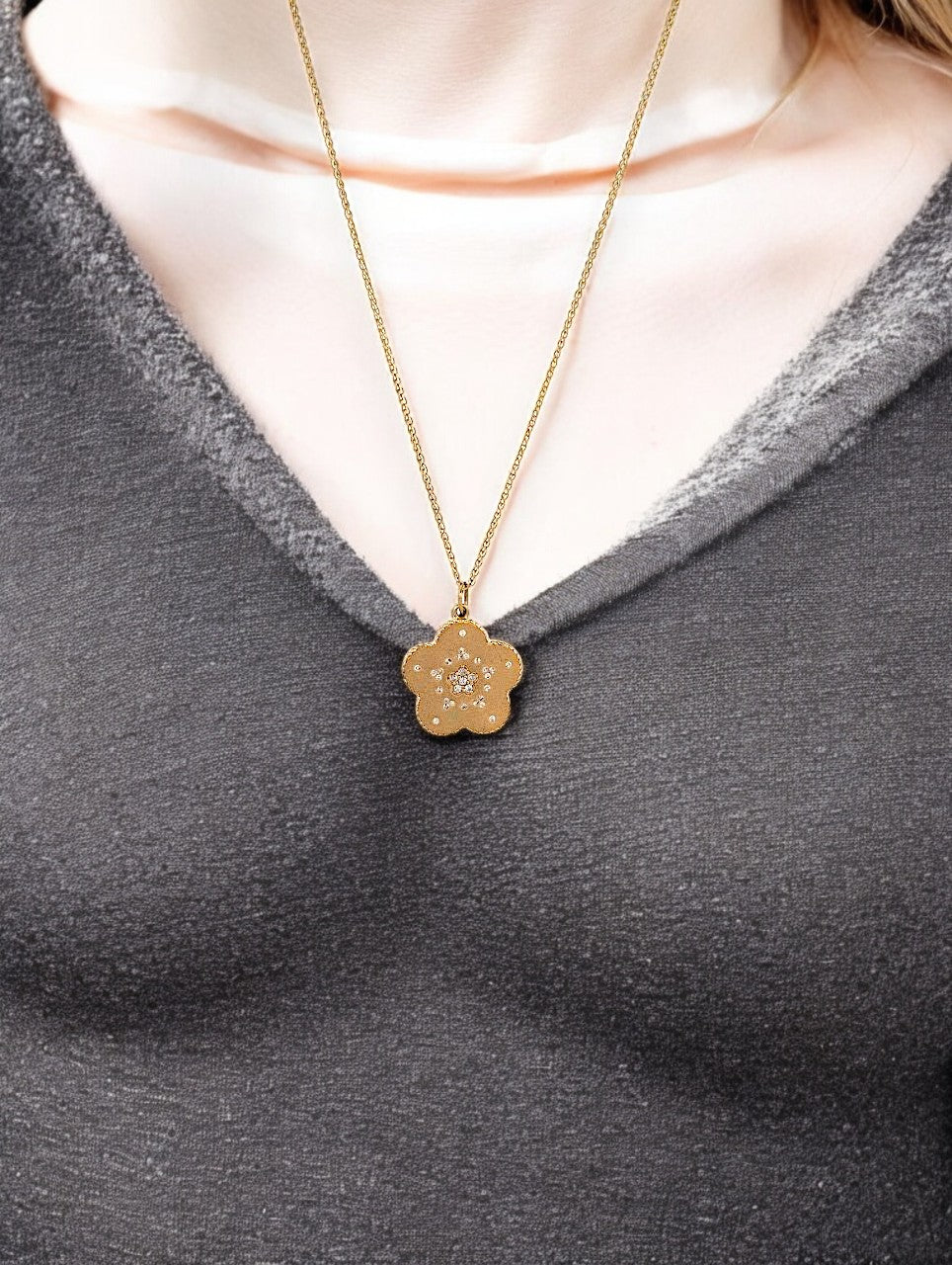 Liliana | 14K Yellow Gold | Lab Diamond | Necklace