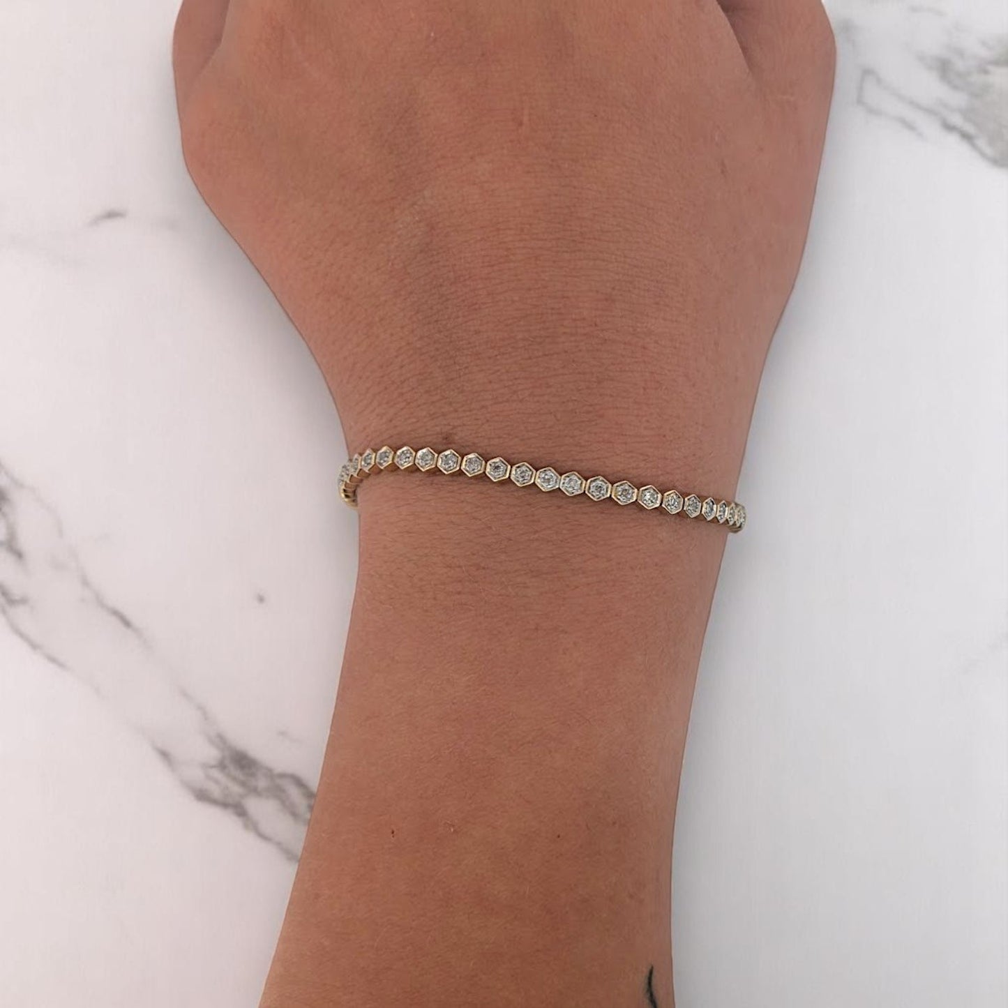 Solene – 10K Yellow Gold Bracelet with 0.50 CTW Diamonds
