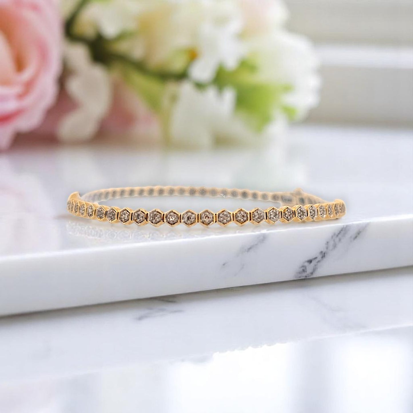 Solene – 10K Yellow Gold Bracelet with 0.50 CTW Diamonds