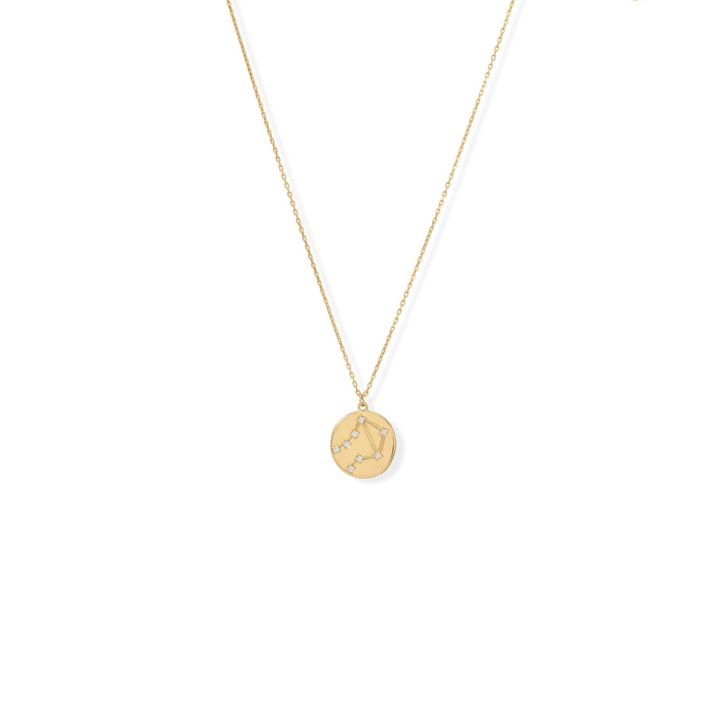 Cosmic Constellations! 16" + 2" Zodiac Coin Necklace (All Signs)