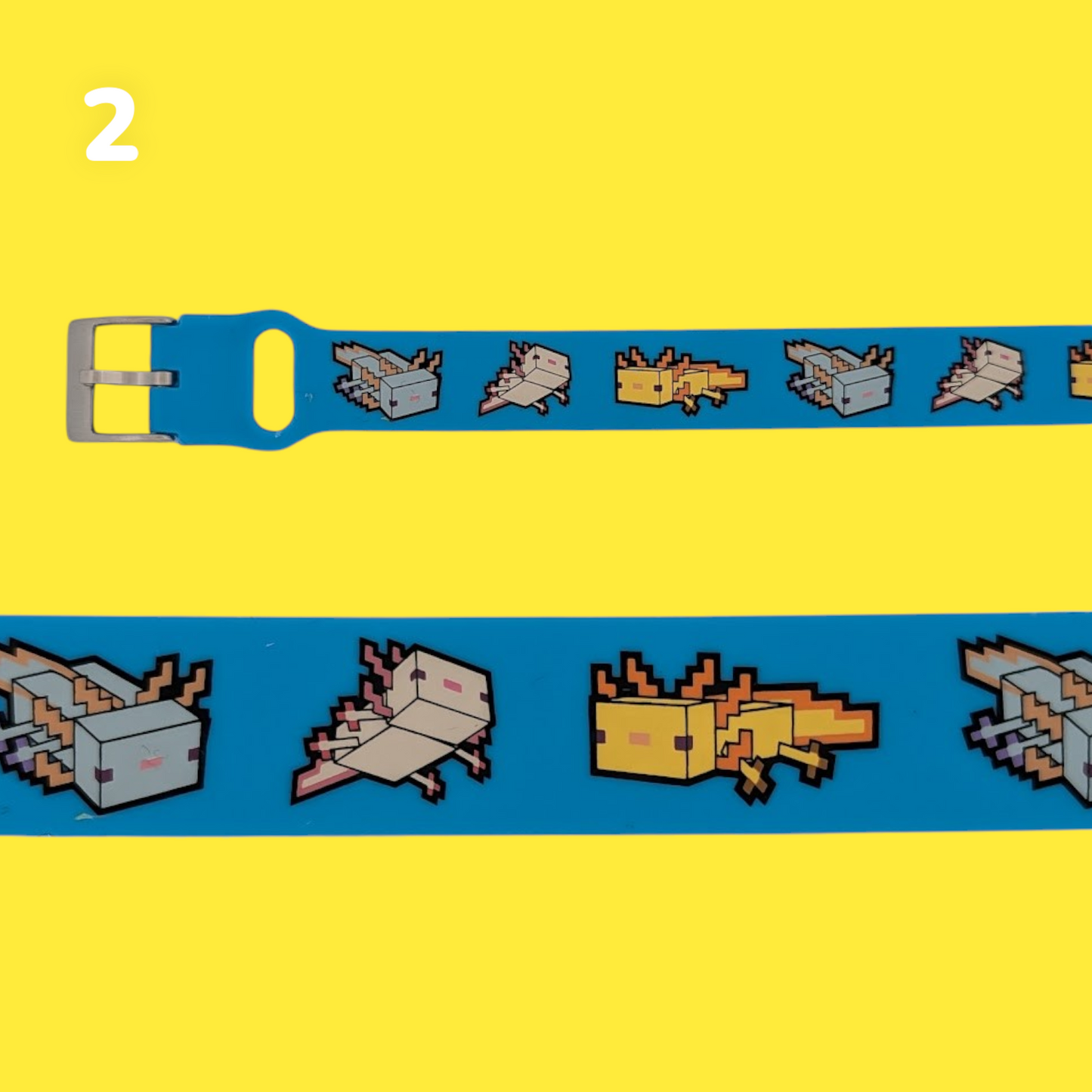 Minecraft Medical ID Bracelet, Adjustable 6'-8" Silicone & Stainless Steel, Custom Engraved Tag, Kids & Adults, Officially Licensed