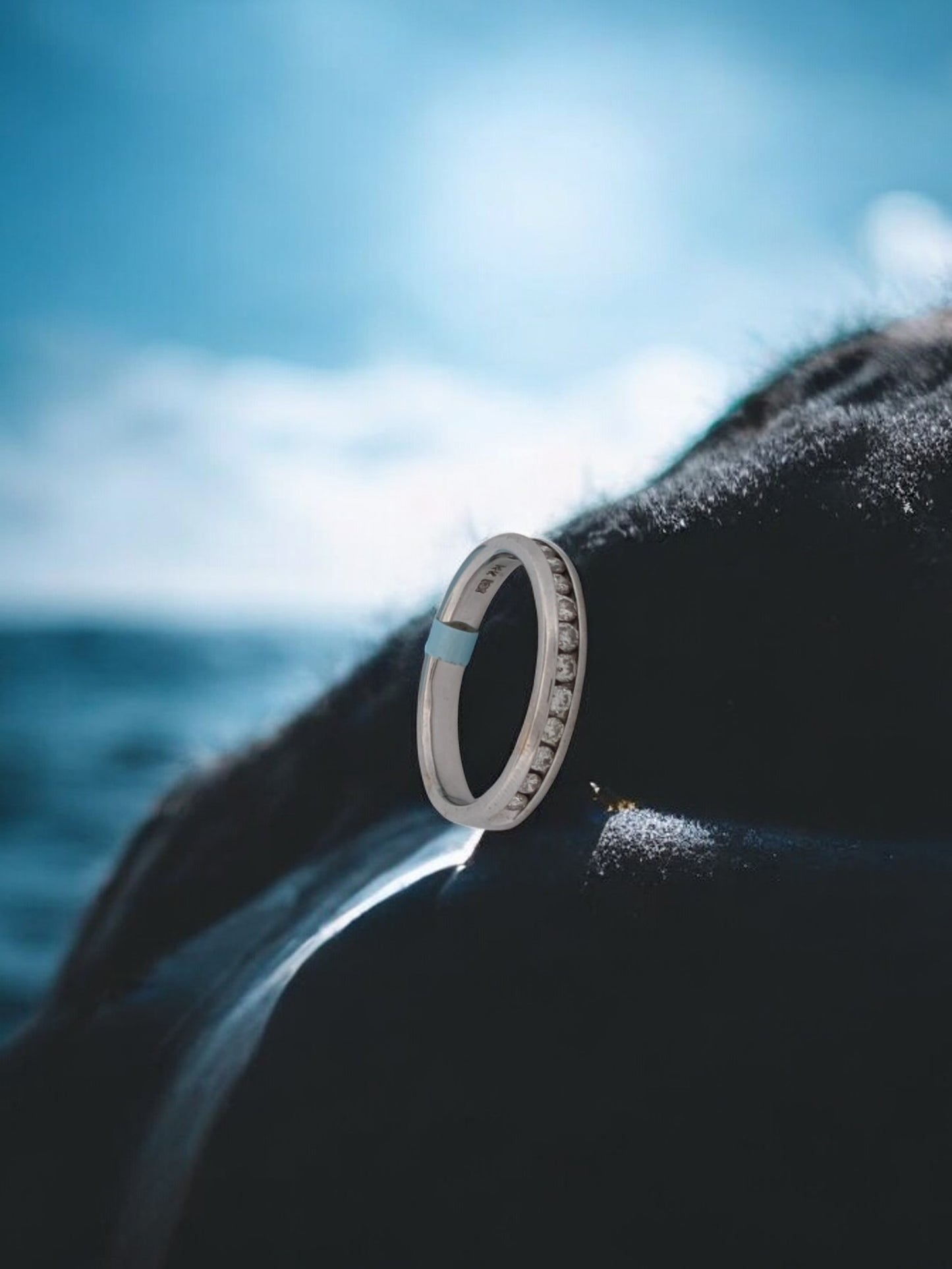 Gina | 10K White Gold | Natural Diamond | Ring