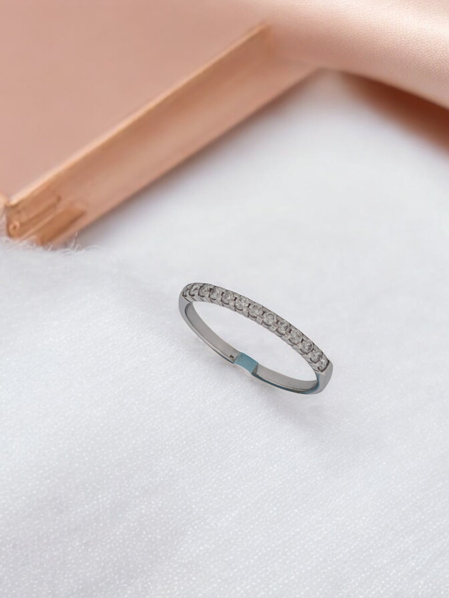 Heather | 14k White Gold | Natural Diamond | Ring