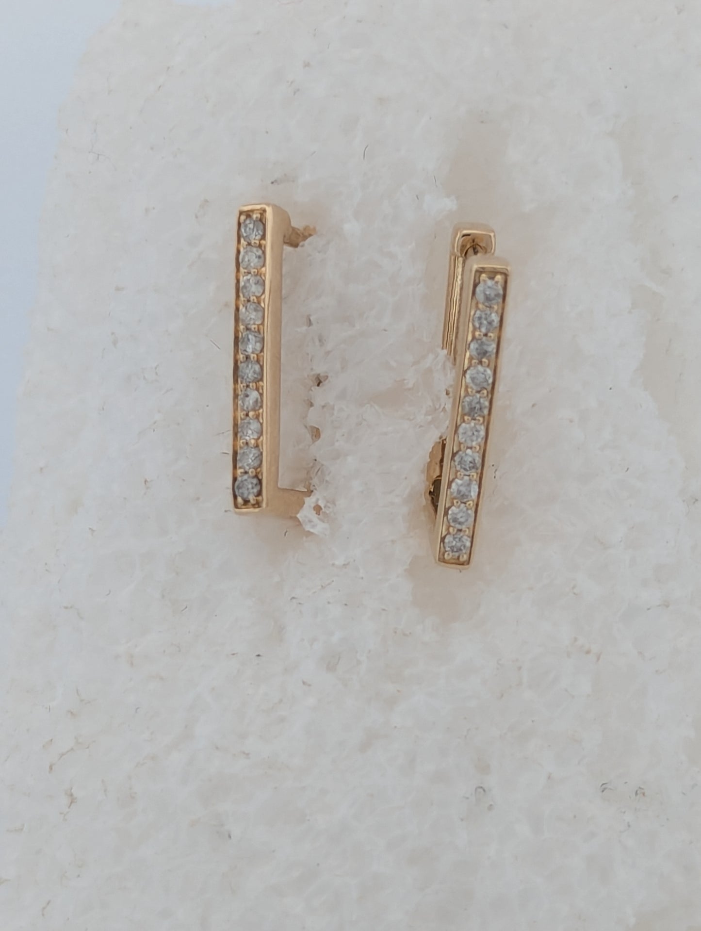 Juniper | 14K Yellow Gold | Natural Diamond | Earrings