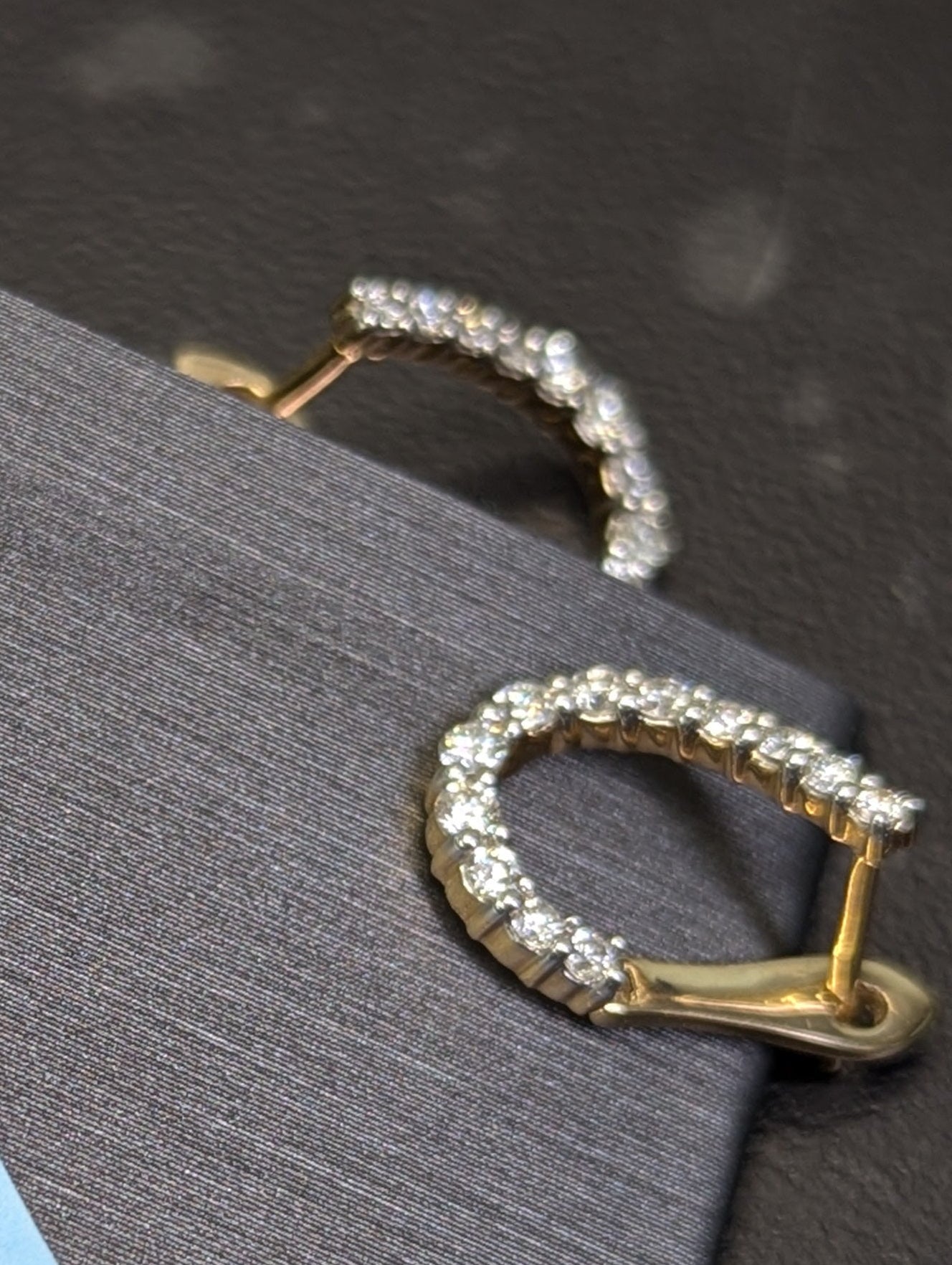 Iris | 14K Yellow Gold Diamond Earrings, 0.50 CT, Classic Stud Earrings, Dainty Gold Jewelry, Anniversary Gift, Luxury Fine Jewelry