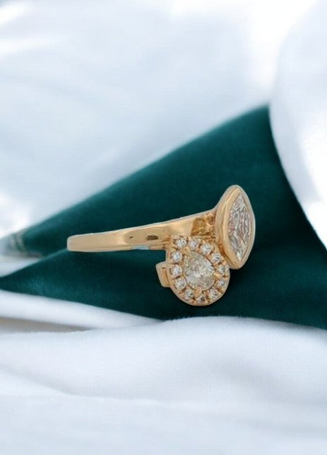 Stephanie | 14k Yellow Gold | Diamond | Ring