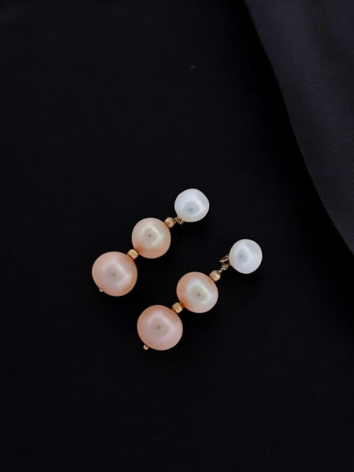 Hilda | 10K Yellow Gold | Pearl | Earrings