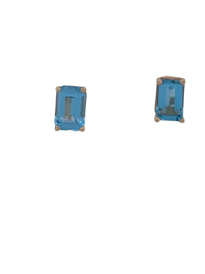 Blanche | Yellow Gold | Topaz | Earrings