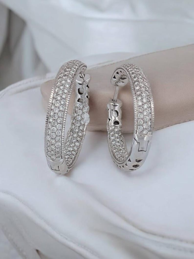 Fifer | 14k White Gold | Natural Diamond | Earrings