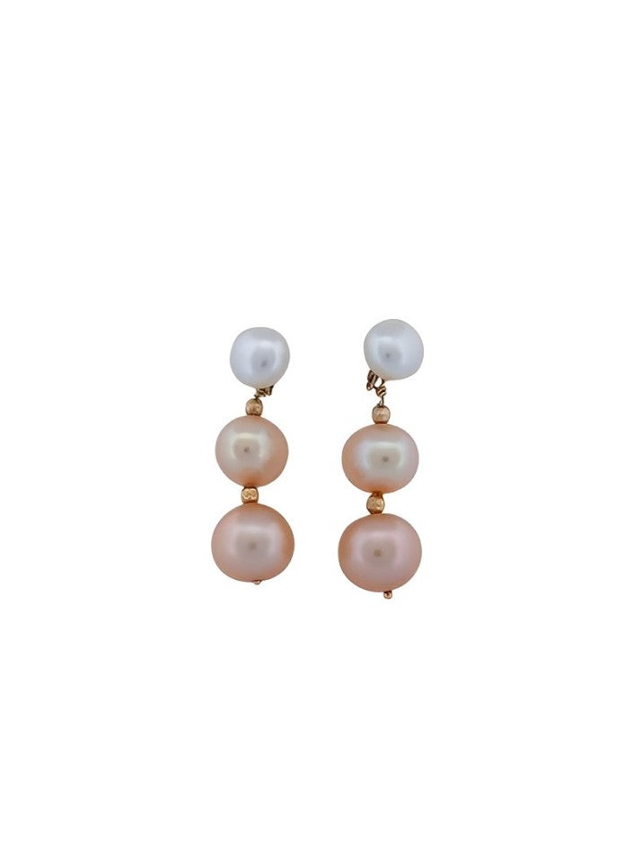 Hilda | 10K Yellow Gold | Pearl | Earrings