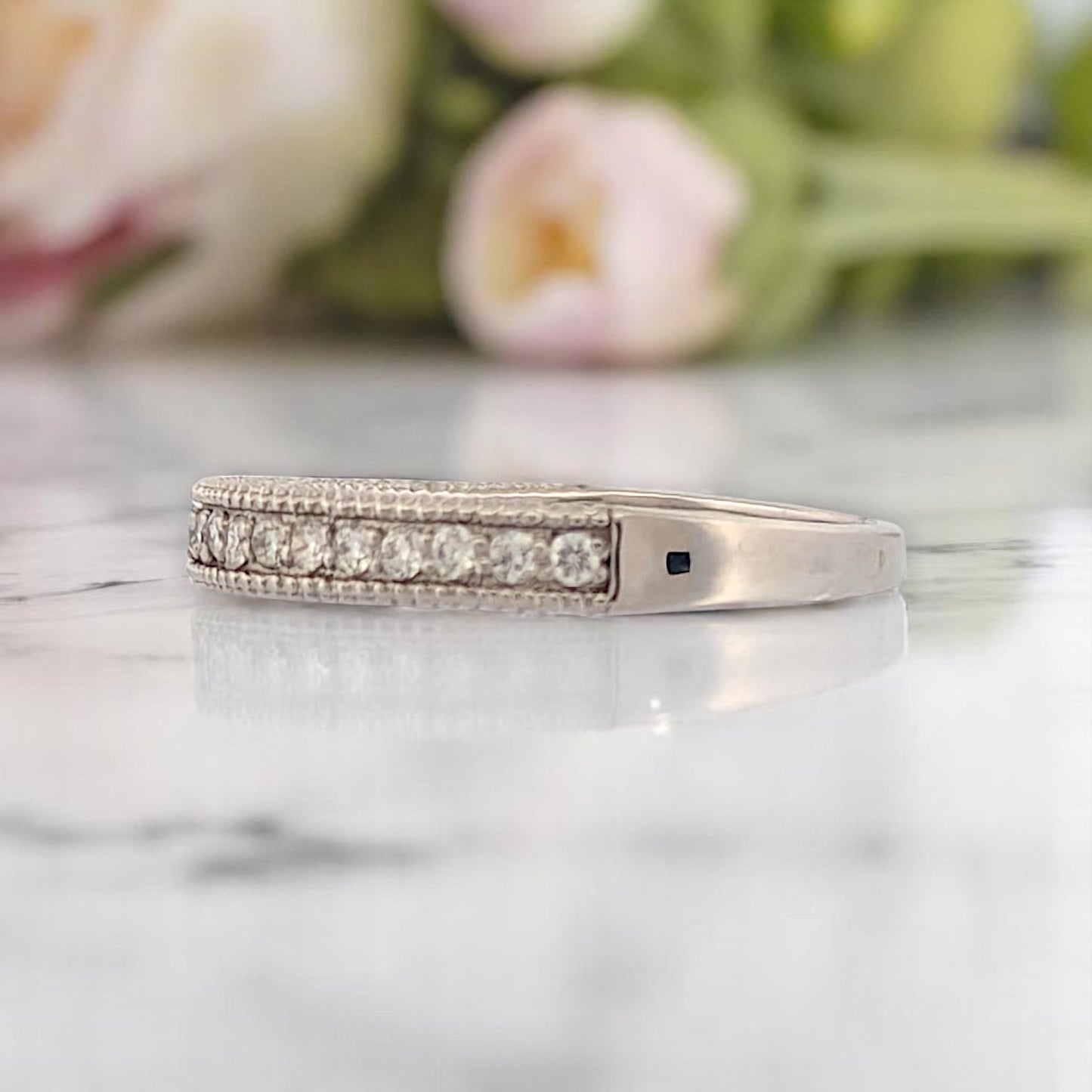 Carmel Ring | 14k White Gold Diamond Ring | 0.45ct Sparkling Jewelry | Elegant Gift for Her