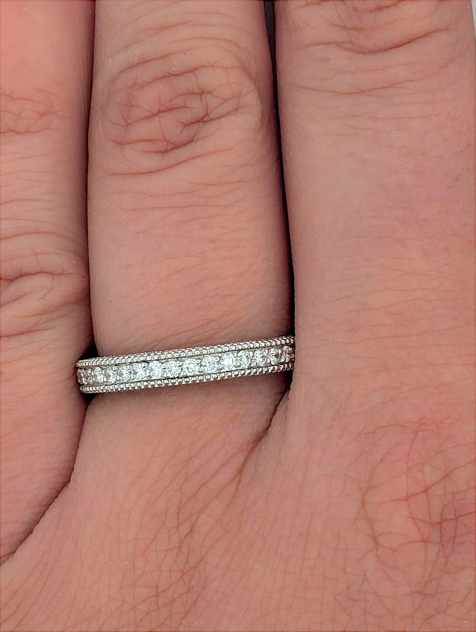Carmel Ring | 14k White Gold Diamond Ring | 0.45ct Sparkling Jewelry | Elegant Gift for Her