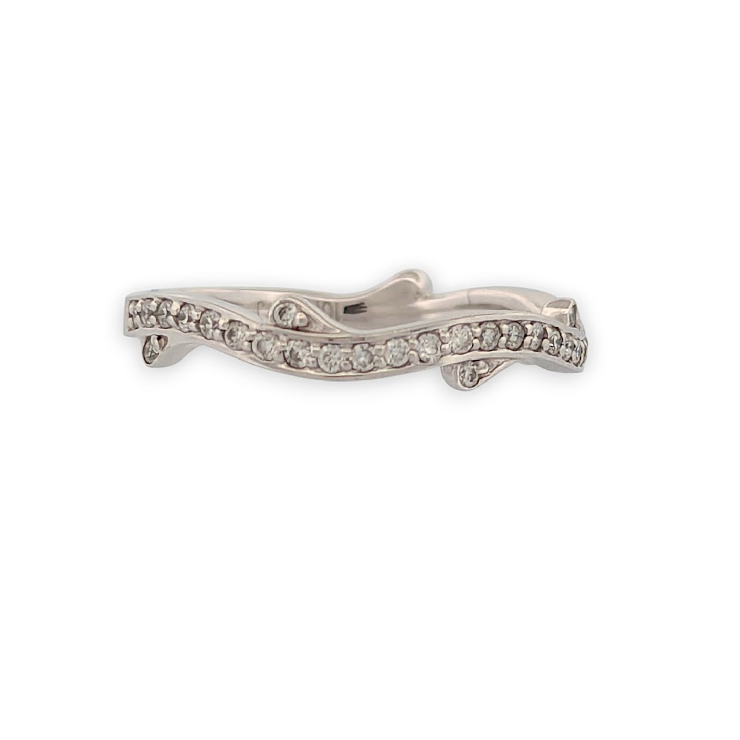 Jemina | 10K White Gold Diamond Ring, 0.33 CT Diamond, Size 7, Dainty Engagement Ring, Minimalist Fine Jewelry, Gift for Her