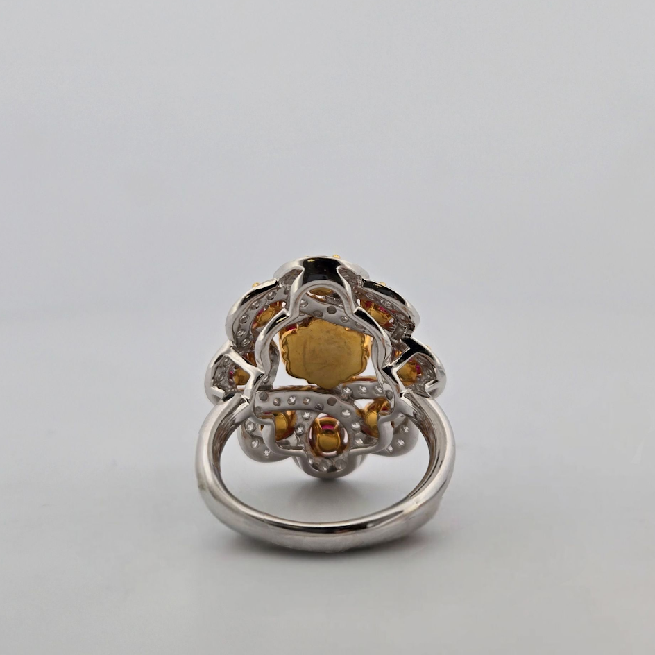 Kelley | 18k White Gold | Ruby | Diamond | Ring