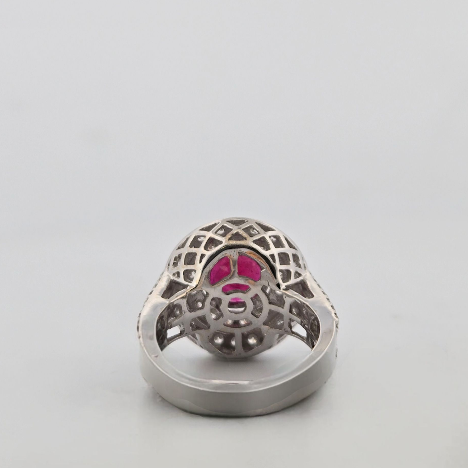 Kimberly | 14k White Gold | Ruby | Diamond | Ring