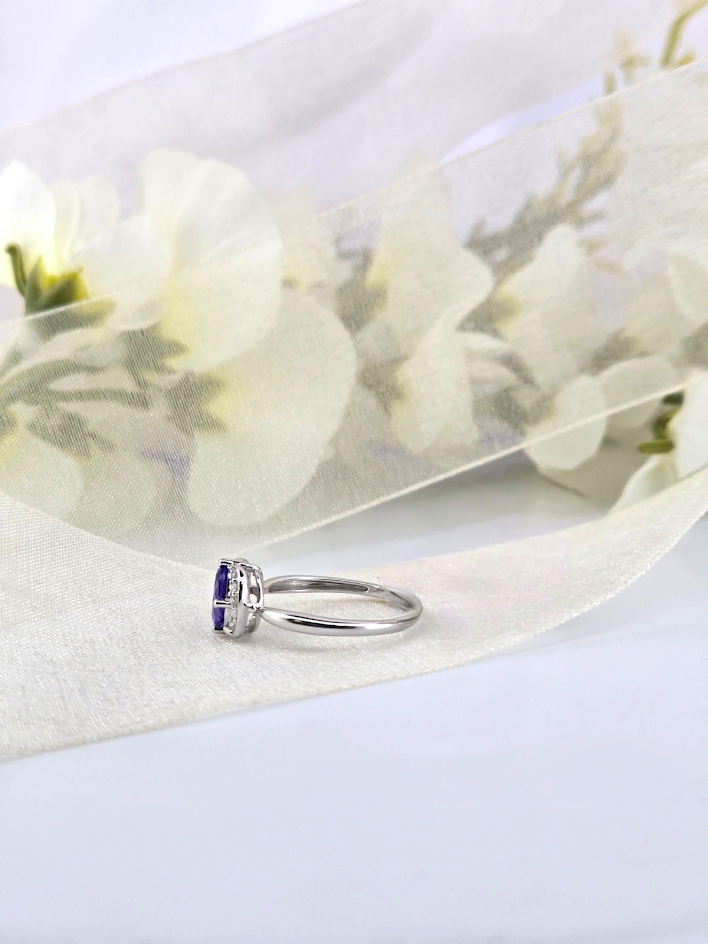 Seri | 18k White Gold | Tanzanite | Diamond | Ring
