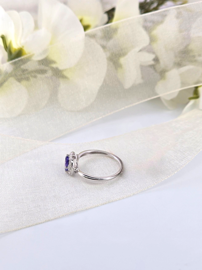 Seri | 18k White Gold | Tanzanite | Diamond | Ring