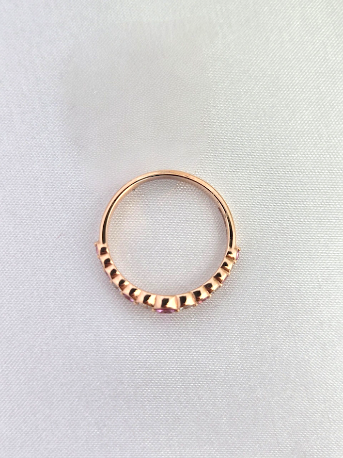 Lana | 14k Yellow Gold | Pink Sapphire | Diamond | Ring