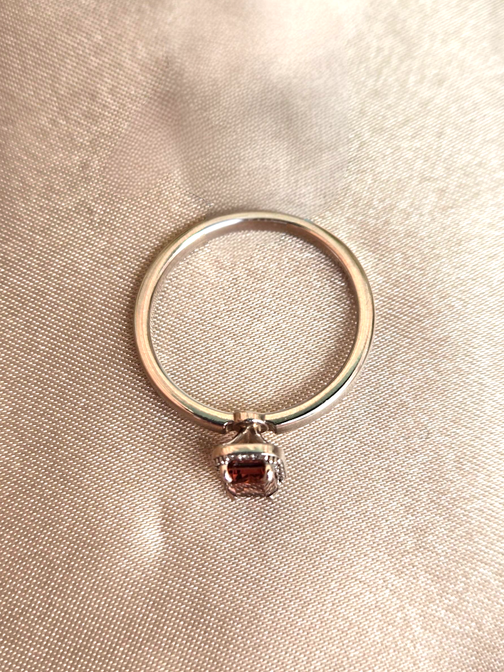 Janis | 14k White Gold | Pink Tourmaline | Ring