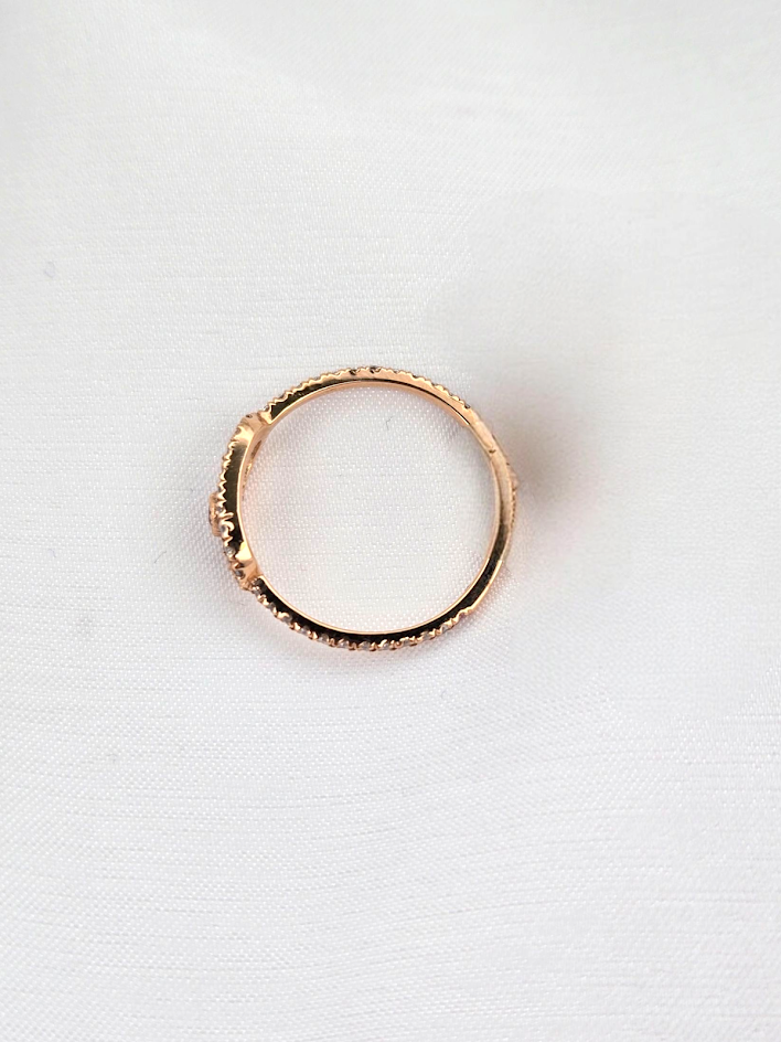 Natalie | 14k Yellow Gold | Ruby | Diamond | Ring