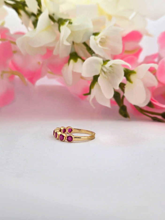 Amy | 14k Yellow Gold | Ruby | Ring
