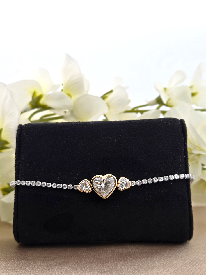 Eleanora | 14K Yellow and White Gold | Lab Diamond | Bracelet