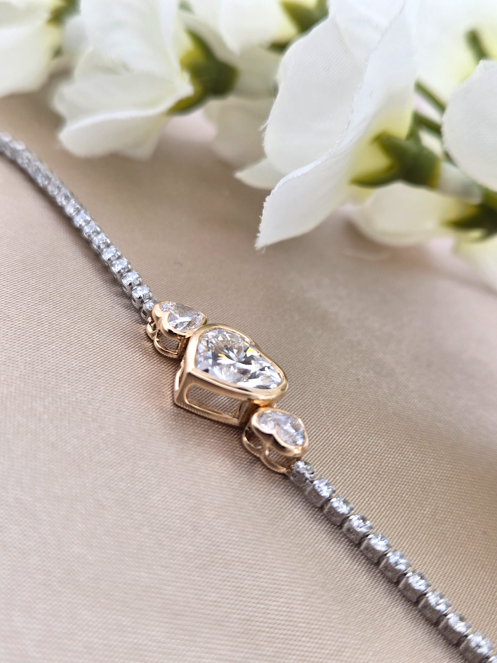 Eleanora | 14K Yellow and White Gold | Lab Diamond | Bracelet