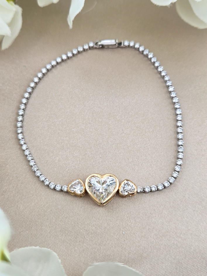 Eleanora | 14K Yellow and White Gold | Lab Diamond | Bracelet