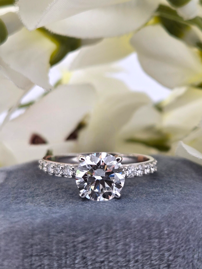 Cindie | 14k White Gold | Lab Diamond | Ring