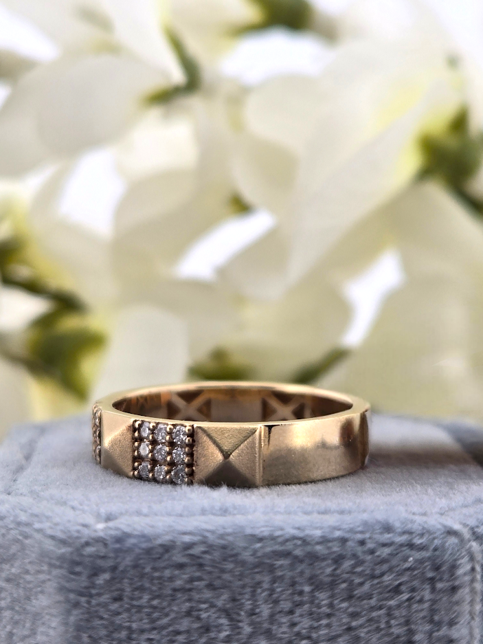 Delaney | 14k Yellow Gold | Natural Diamond | Ring