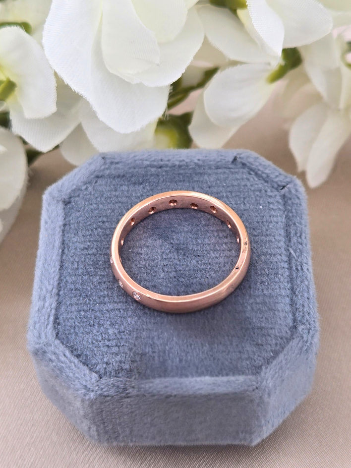 Colleen | 14k Rose Gold | Natural Diamond | Ring