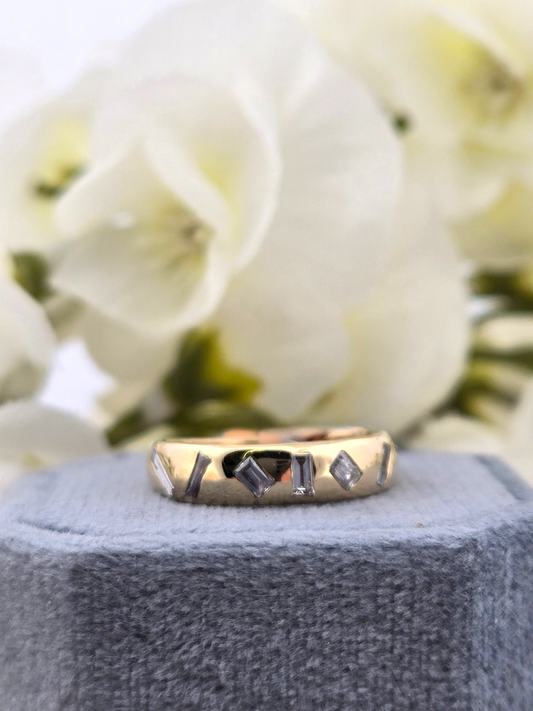 Mary | 14k Yellow Gold | Natural Diamond | Ring