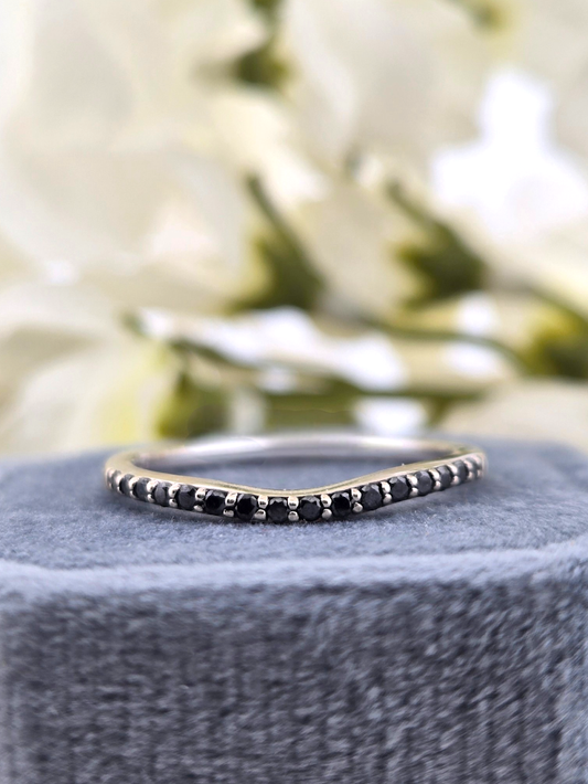 Rune | 14K White Gold | Black Diamond | Ring