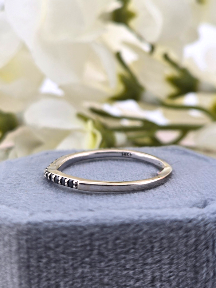 Rune | 14K White Gold | Black Diamond | Ring