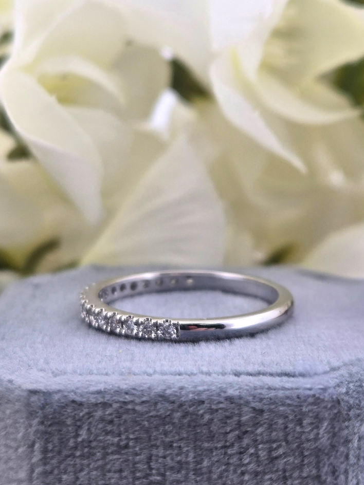 Ann | 14k White Gold | Natural Diamonds | Ring