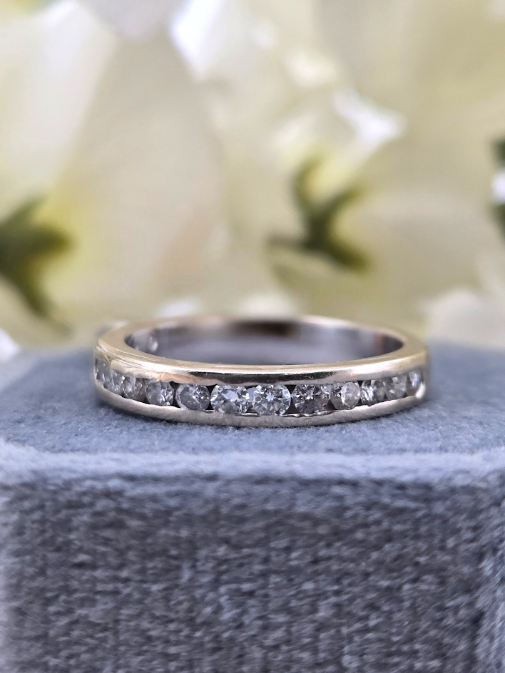 Natalia | 14k White Gold | Natural Diamond | Ring