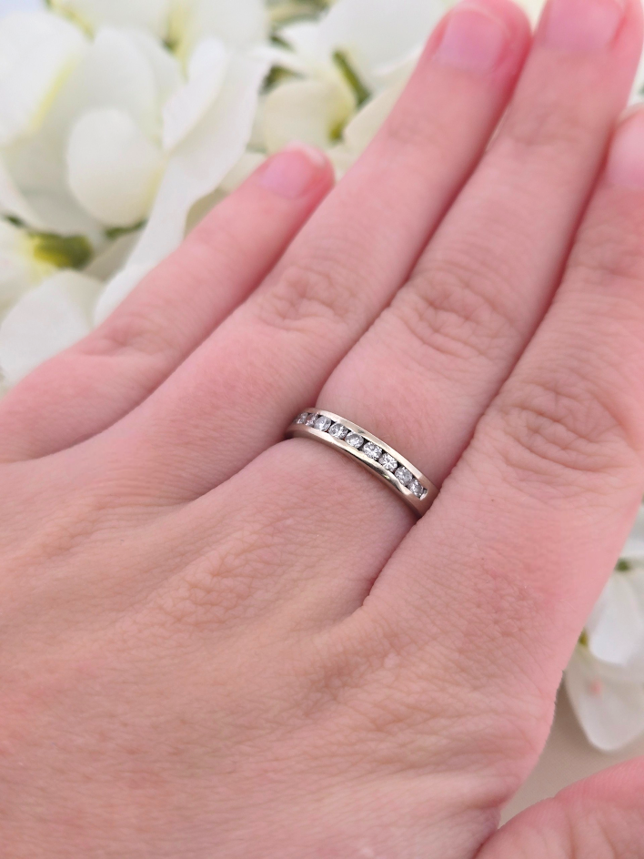 Natalia | 14k White Gold | Natural Diamond | Ring