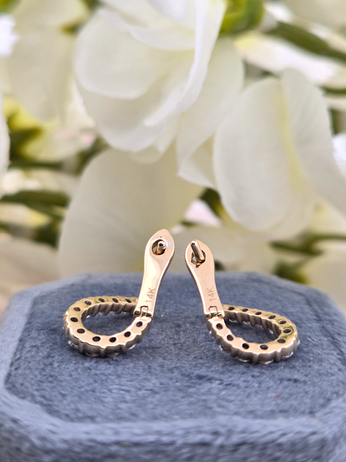 Marcilla | 14k Yellow Gold | Natural Diamond | Earrings