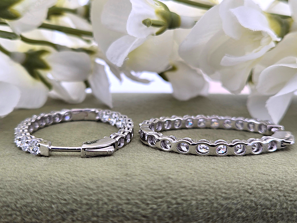 Callie | 14K White Gold | Lab Diamonds | Earrings