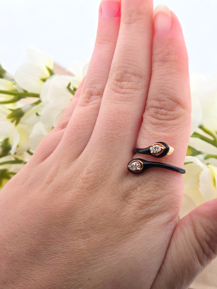 Lina | 18k Rose Gold | Natural Diamond | Ring